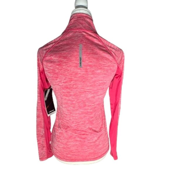 NWT HEAD Women's Dri-Motion IceCap Pink Athletic 1/4 Zip Pullover Top Size Small - Picture 3 of 12